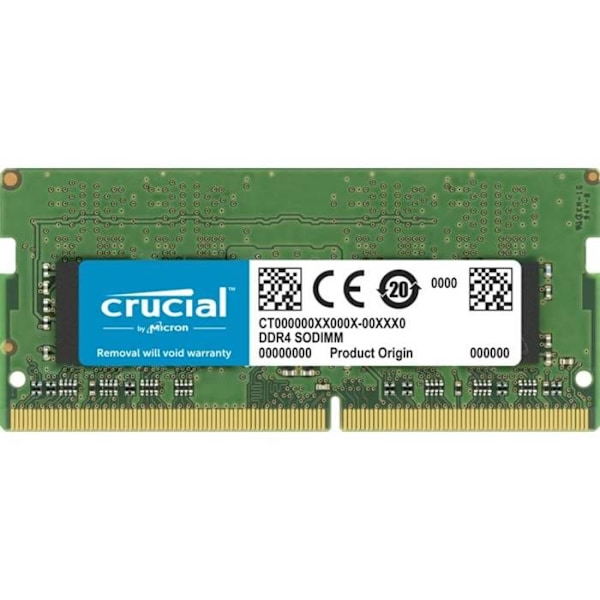 RAM DDR4 SDRAM 32 GB 3200 MHz (PC4-25600) CL22 DRX8 UNBUFF SODIMM 260P - Svart