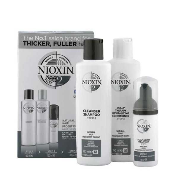 Nioxin 3-delat System Kit 2 Mycket fint och naturligt hår