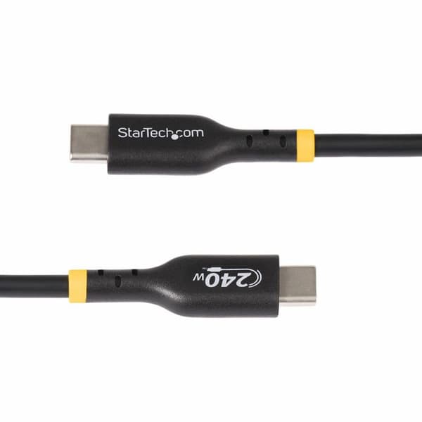 USB-C-laddkabel - STARTECH.COM - 1m - 240W PD EPR - Certifierad USB-IF - USB 2.0 Typ-C