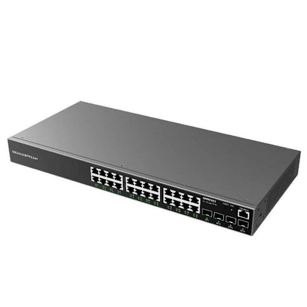 Switch - Ethernet-hubb - Grandstream injektor - GWN7803 - Managed Switch 24x Gigabit-portar 4x SFP L2-lager ()