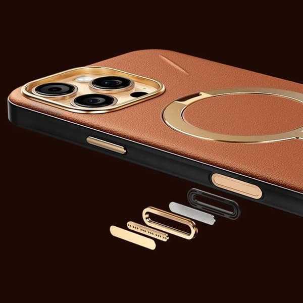 Torras QPRO läderfodral för iPhone 17 Pro Max - Brun Brun