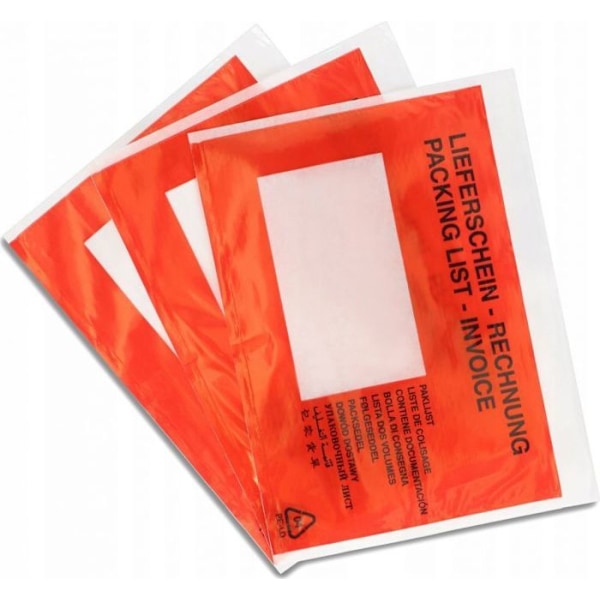 Enveloppe Emerson - ikk175115bred - C6 röda genomskinliga kuvert (1000)