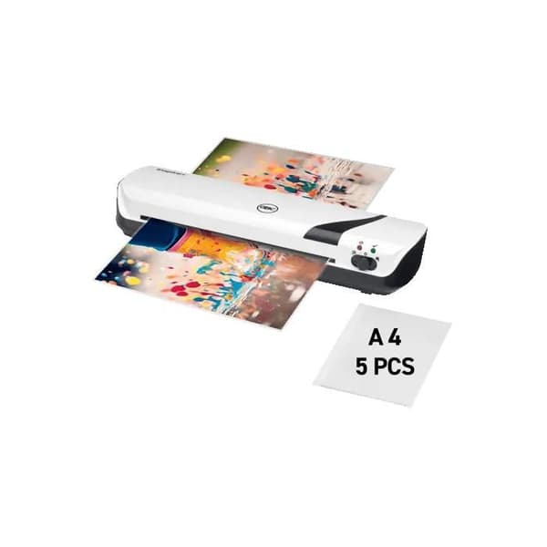 GBC, Plastifierare Inspire+, A4, 5 plastfickor inkluderade, max. 125µ, Vit