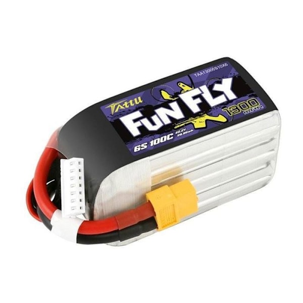 Brännare - fläkt - motor Tattu Funfly Batteri 1300mAh 22.2V 100C 6S1P XT60