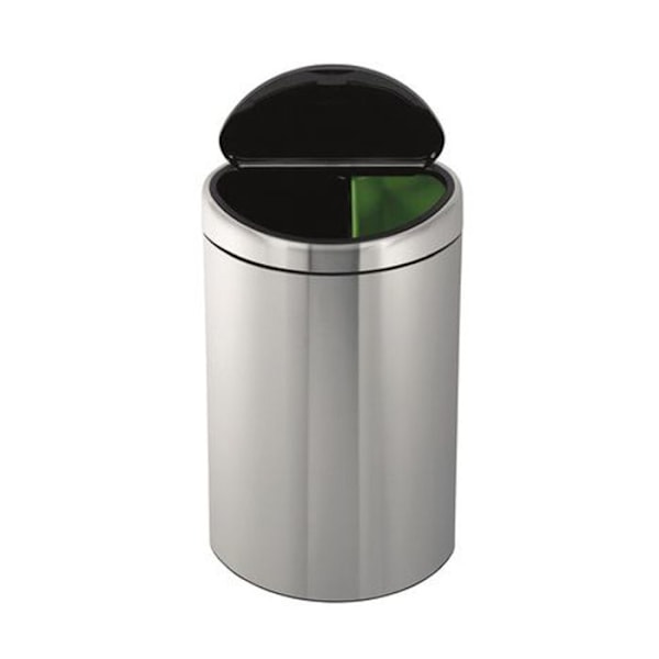 Touch Bin Ny Återvinning 10 l + 23 l Matt Stål - Brabantia Matt stålgrå