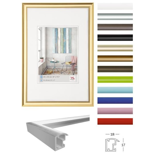 Plastram - Trendstyle - 050x070 cm - Vit - Rektangulär - Samtida design Vit