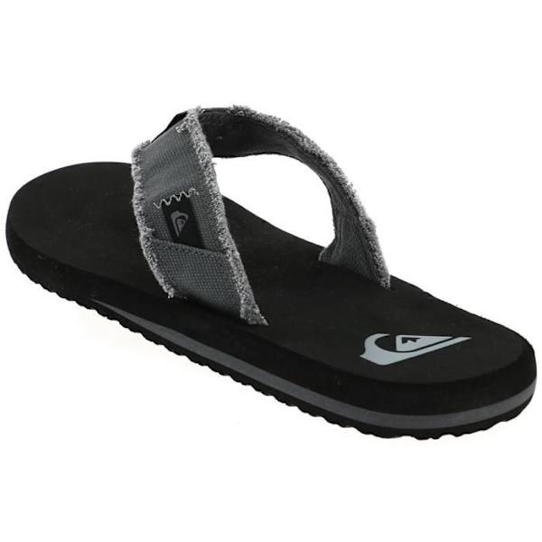 Flip Flops - Quiksilver - Monkey Abyss - Grå - Herr - Frayed canvas ovandel Grå 42