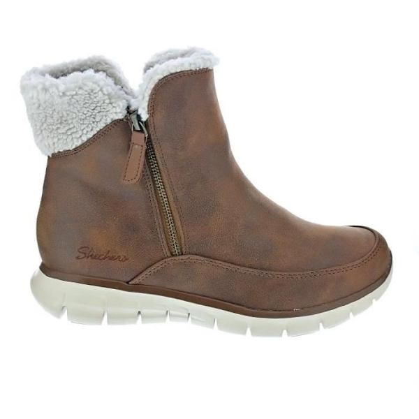 Känga - Skechers - Synergy - Brun - Läder - Medelhög skafthöjd kastanj 39