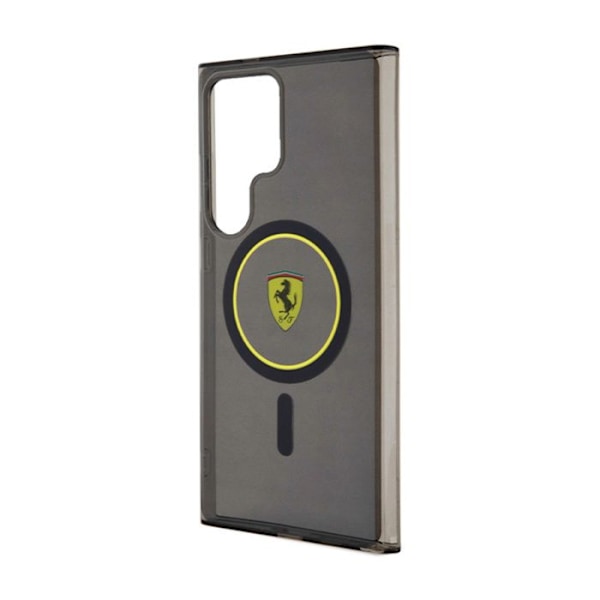 Ferrari IML Rökig Inre Cirkel Linje MagSafe - Etui för Samsung Galaxy S24 Ultra (svart)