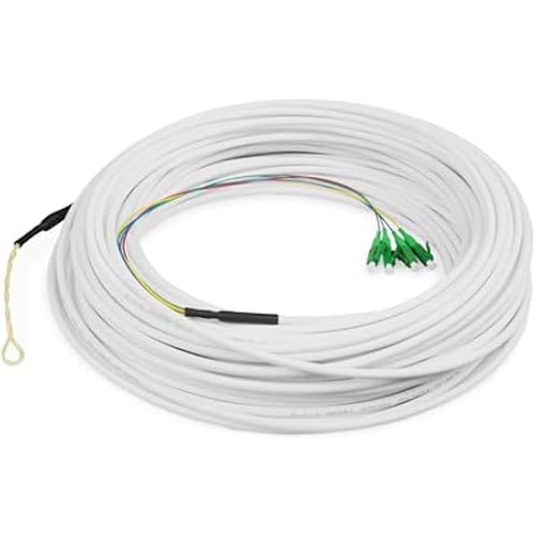 Cabel Drop FTTH - DIGITUS - 30 m - Monomode - 4 kontakter LC/APC - Optimiserad böjning G.657A2