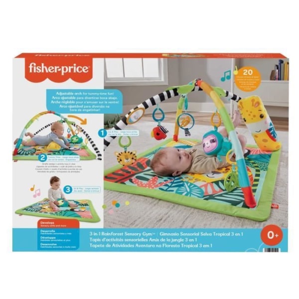 Fisherprice - Jungle Rug 2.0 - Barnomsorg - 0 Månader Och + Djungel