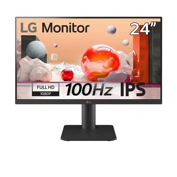 Skärm PC - LG - 24'' - 1920x1080 - 5ms - IPS-panel - 100Hz - 24MS550-B