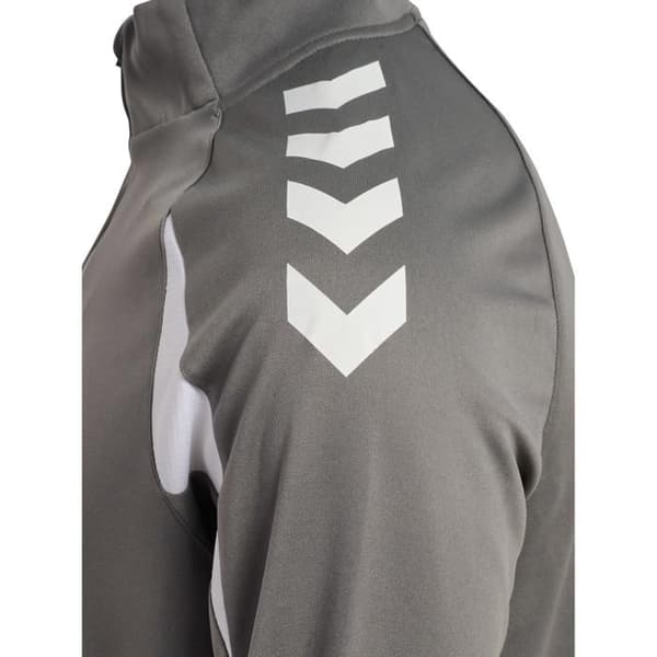 Hummel Core 2.0 träningströja med halv dragkedja - stålgrå/vit stålgrå/vit jag