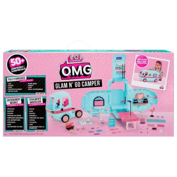 LOL. Surprise OMG Glamper (Blå) - Dolls Campervan - L 90 x H 60cm