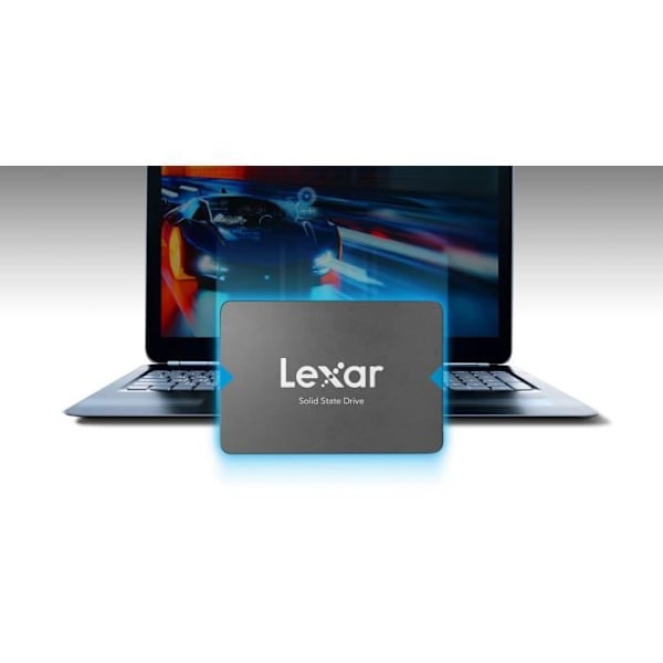 Intern SSD-enhet - LEXAR - NQ100 - 240 GB - (LNQ100X240GRNNNG)