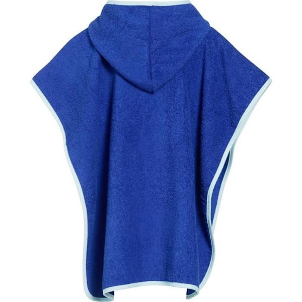 Pojkbadrock - Lekskor - Terry Poncho - Huva - Shark - One Size - Blå Blå