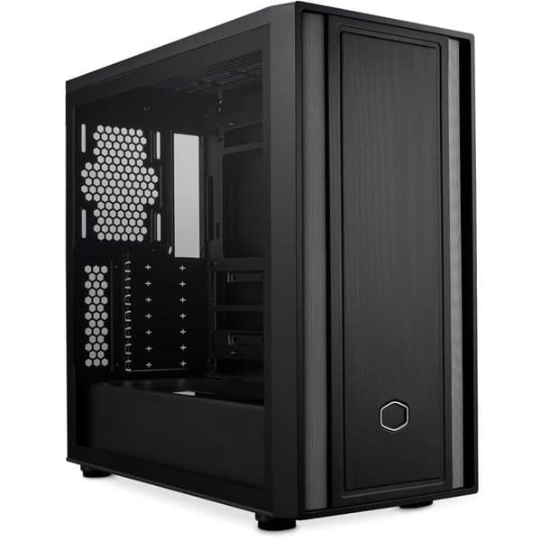 PC-chassi - Cooler Master - MasterBox 600 Lite - E-ATX - Glaspanel - Stödjer 7 fläktar