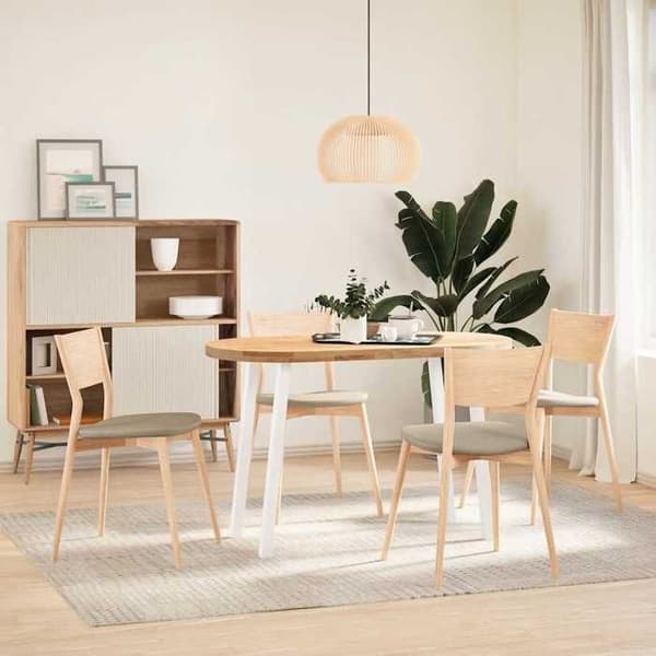 vidaXL Konsolbordsben 4 delar Vit 72 cm Stål 4012493