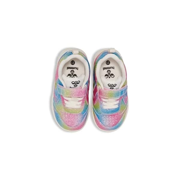 Bebisskor Hummel Crosslite Glitter - vit/multifärg vit/flerfärgad 19