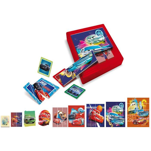 Liscianigiochi-pussel - 97784 - Progressivt pussel 9 bilar, flerfärgad