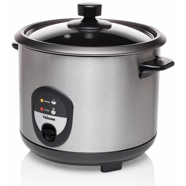Riskokare - Tristar - 1,5 L - Rostfritt stål - 500W - Non-stick Rostfritt stål