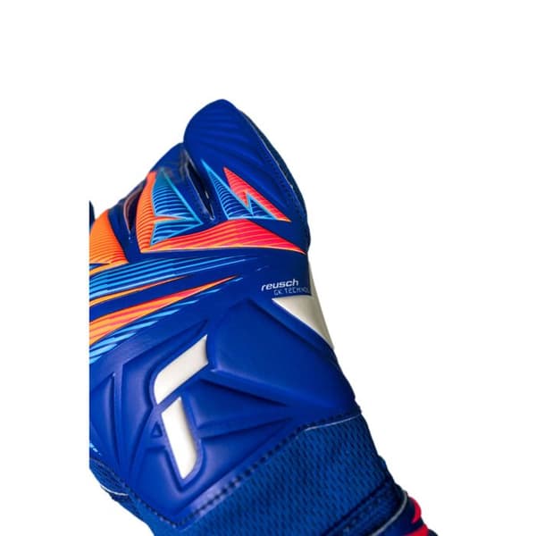 Reusch Attrakt Grip målvaktshandskar - sharpblu/vit/chock orange skarpblå/vit/chock orange L/XL