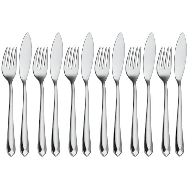 WMF fiskbestickset 12 delar: Cromargan protect 12.7435.6346 Jette