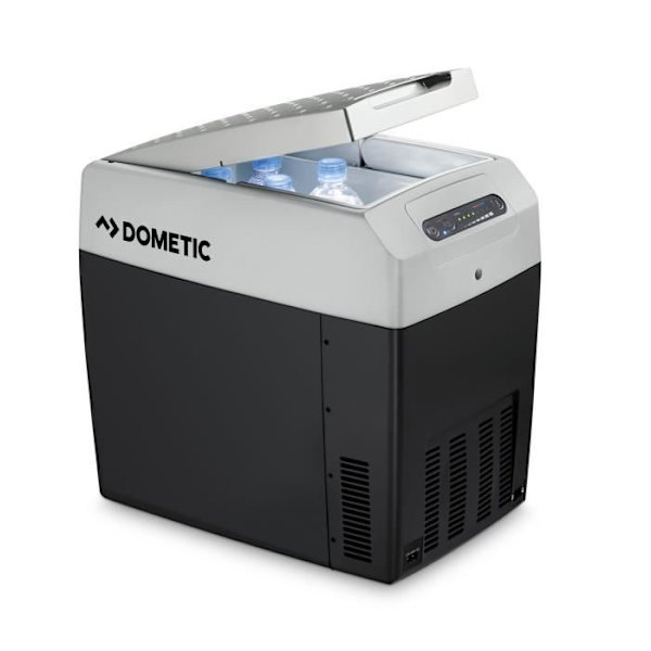 Termoelektrisk kylare 21 L DOMETIC TCX 21 ACDC 12/24/230 V Varm/Kall Grå och svart