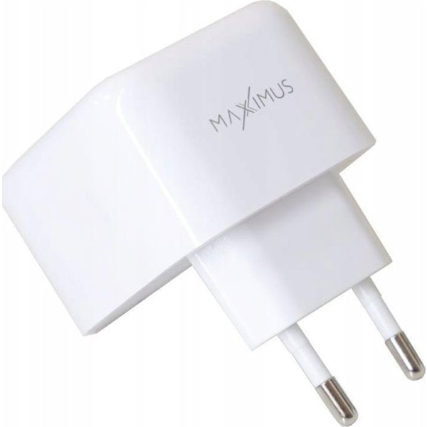 Laddare - väggadapter Maxximus Laddare Maximus MX THUNDER PD LADDAR NÄT 35W, 2xUSB-C, VIT / VIT