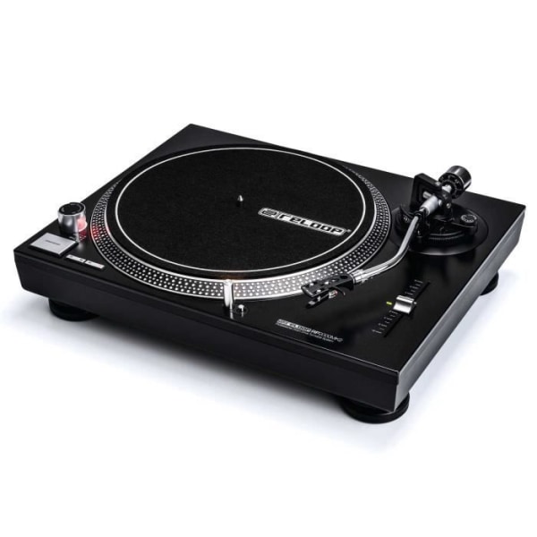 Reloop RP-2000 MK2, Direktdriven DJ skivspelare, 33 1-3,45, -8 - 8%, 0,15%, 50 dB, 1 kilogram per centimeter