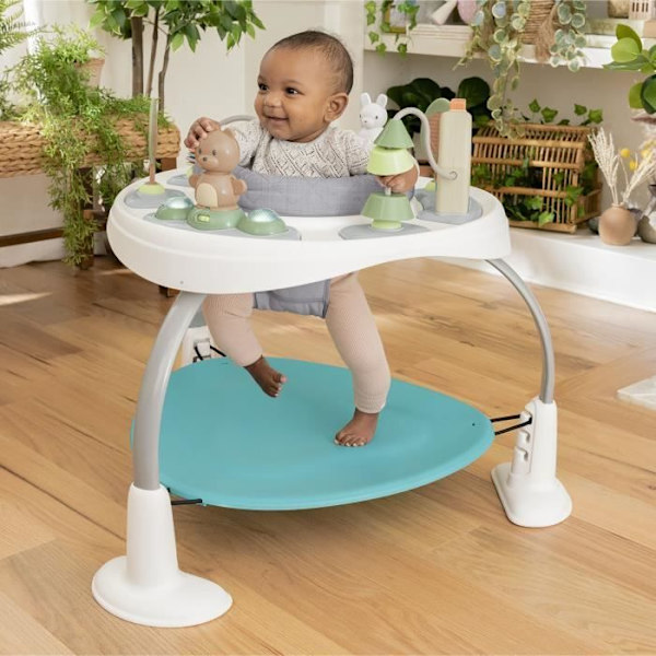 INGENUITY Spring & Sprout babyaktivitetscenter - 2 i 1 - lysande och musikaliskt - 63 x 76 x 76 cm - flerfärgat - från 6 månader mångfärgad
