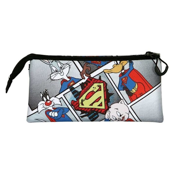 Trousse Triple FAN 2.0 - Looney Tunes Super Tunes - Grå - One Size Grå