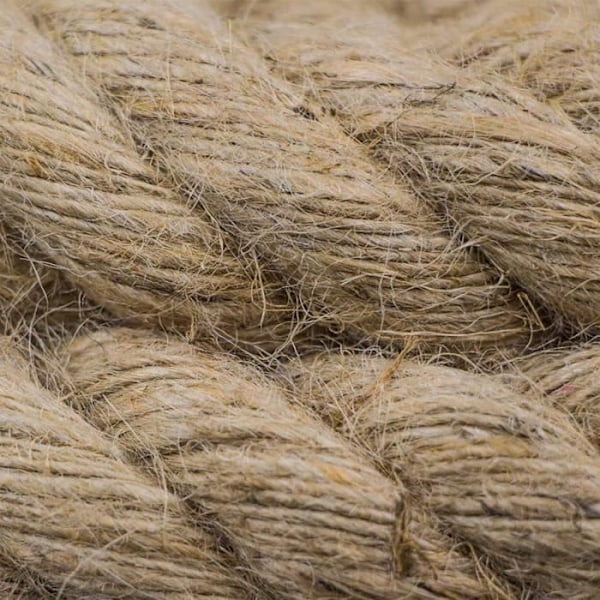Jutegarn - Aoneky - Tjock Tvinnad - 15M - Diameter 25mm - Fuktbeständig kastanj