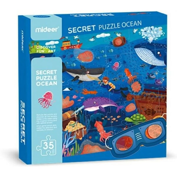 Ocean Detective Puzzle - MIDER - Djur - Barn - Inomhus Flerfärgad