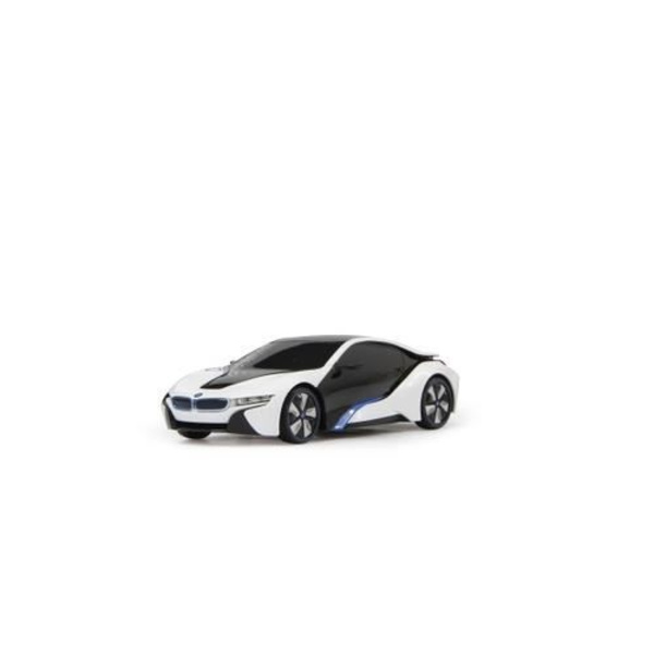 Fjärrkontroll leksak - JAMARA - BMW I8 - 1:24 - Vit - Inredning - 2 x AA Svart vit