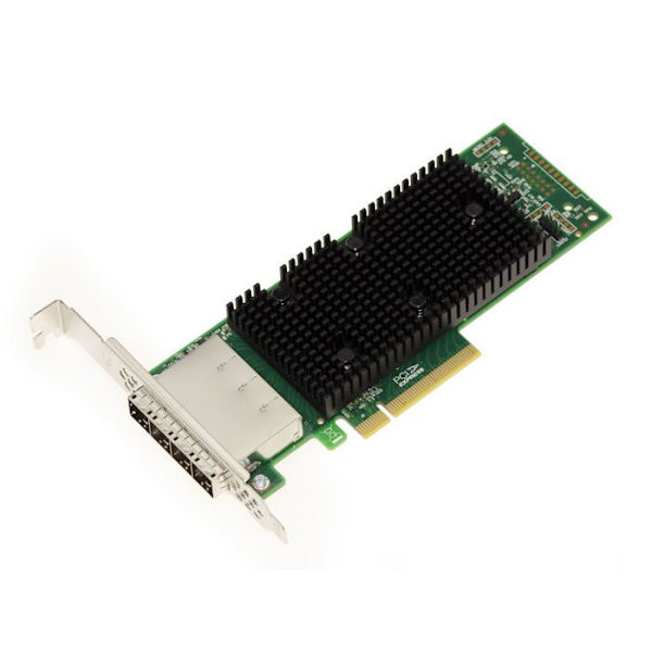 PCIe 3.1 SAS SATA 12GB 16-portars internt styrkort. OEM modell 9400-16e