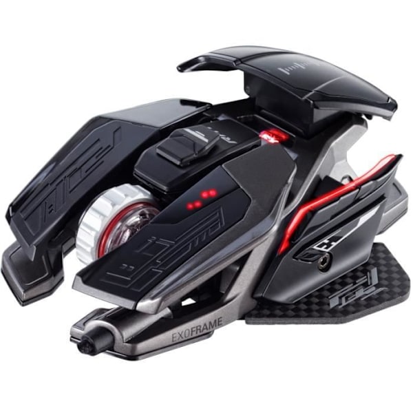 Madcatz RAT X3 - Anpassningsbar RGB trådad spelmus - PWM3389 Sensor 16000 DPI & 3000Hz - Omron Switch