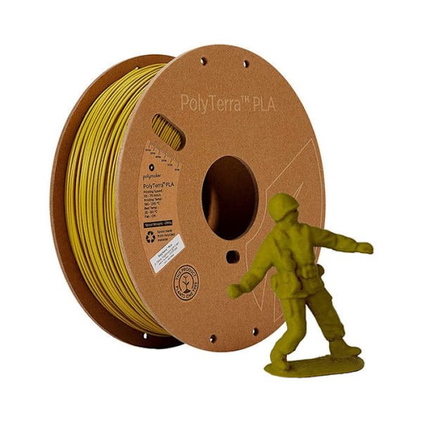 Polymaker PolyTerra PLA Filament 1,75 mm 1000g - Militärgrön
