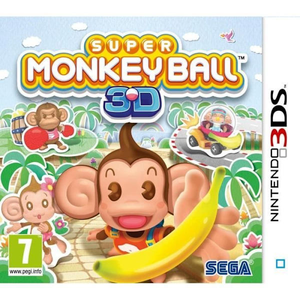 SUPER MONKEY BALL 3D / 3DS konsolspel