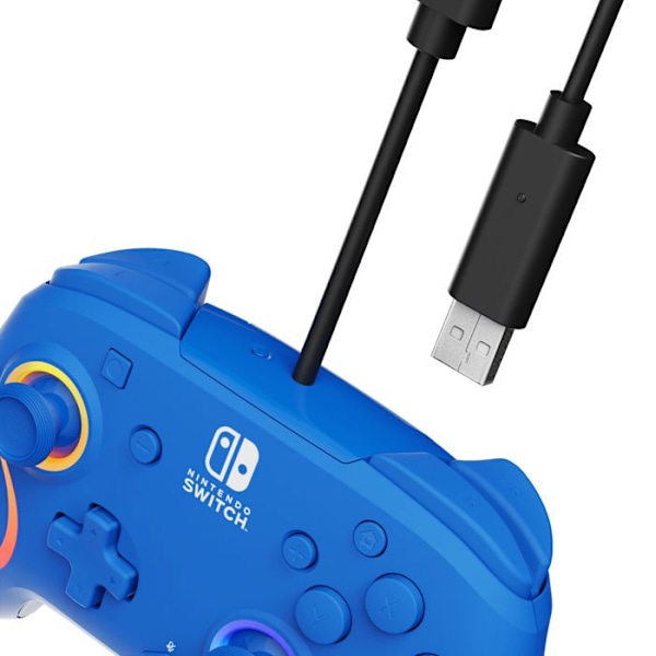 Gamepad - PDP - Afterglow Wave - Kabelansluten - Blå - 2 års garanti Blå