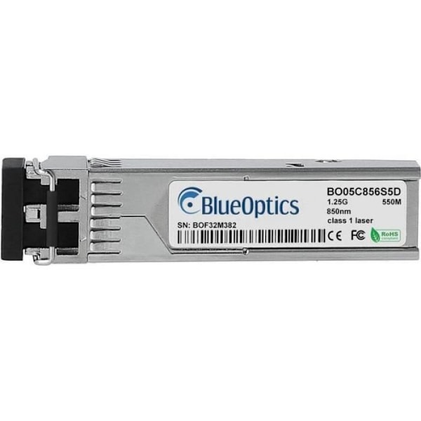 BlueOptics Kompatibler Delta LCP-1000SX © BO05C856S5D SFP Transceiver, LC-Duplex, 1000BASE-SX, Multimode Fiber, 850nm,