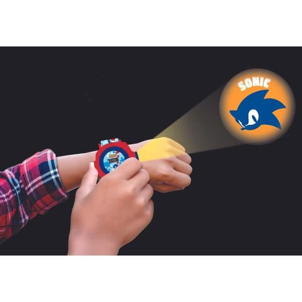 Pedagogiska spel - Lexibook - Sonic - Digital klocka - 20 bildprojektion - Kommunikation med koder blå/röd