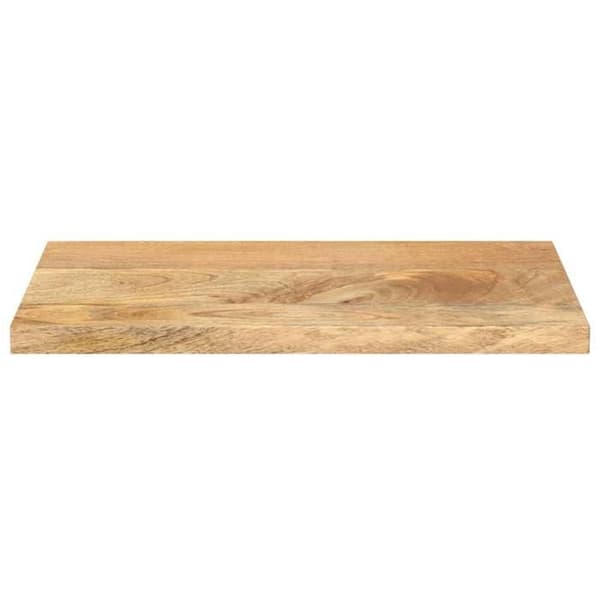vidaXL Bordskiva 50x30x3,8 cm rektangulär massiv mangoträ 371498