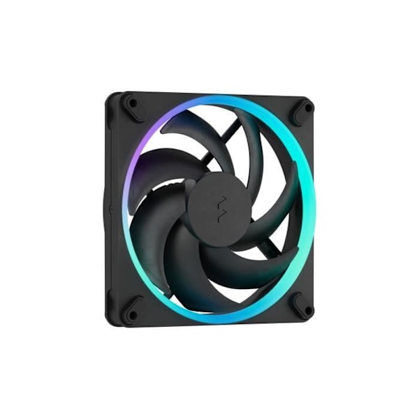 PC-fläkt - FRACTAL DESIGN - Momentum 14 RGB - FDB - Belyst ARGB-ring Gen 2 - PWM-kontroll - Svart