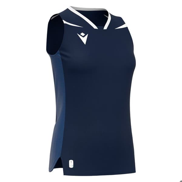 Damlinne Macron Lily marin/vit XL