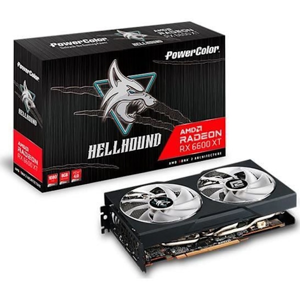 Karta Power Color Radeon RX 6600XT Hellhound 8GB GDDR6 (AXRX 6600XT 8GBD6-3DHL-OC)