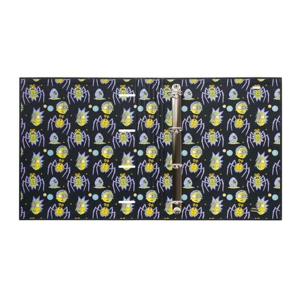 4-ring binder - ERIK EDITORES - Rick And Morty Mutant - Hård pärm 2 mm - Format 32 x 27,5 cm - Elastisk 9 mm