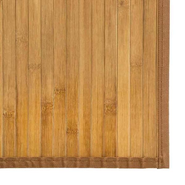 vidaXL Rektangulär matta naturlig 70x300 cm bambu, vardagsrumsmatta, köksmatta, rektangulär matta, sovrumsmatta 376877