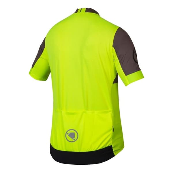 Endura FS260 tryckt tröja neon gul XL