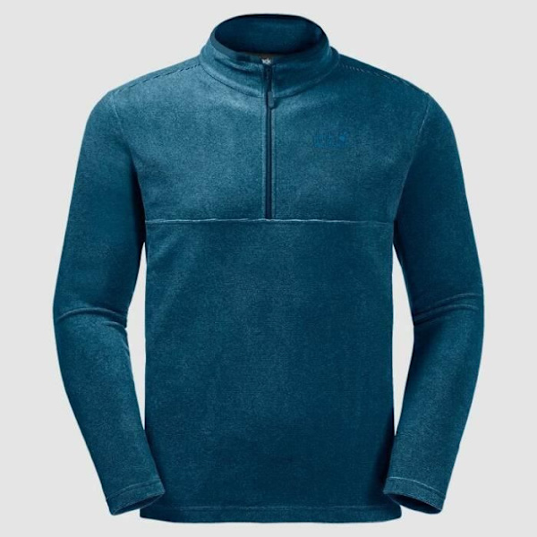 Pull i fleece - Jack Wolfskin - ARCO - Kobaltblå - Andningsbar - Lättviktig koboltblå S